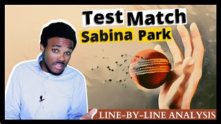 Test Match Sabina Park || CSEC ENGLISH B POETRY LESSON screenshot 4