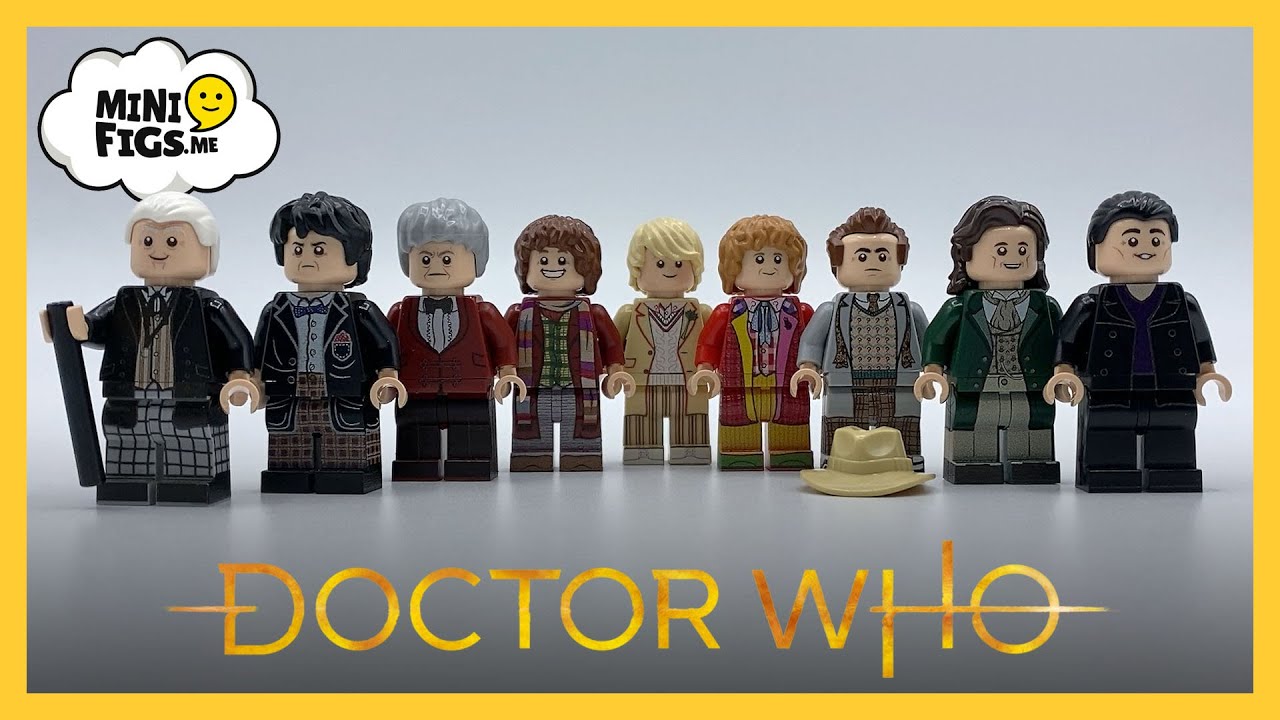 Custom LEGO Doctor Who - Incarnations 1–9 [Minifigs.me] 