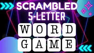Scrambled 5 Letter Word Game