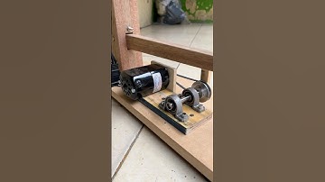 DIY Project ‼️ Scroll saw mechanism Sewing machine motor #diy #creative #shorts