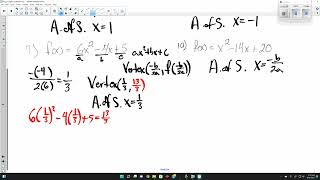 Algebra 2 Chapter 2 review