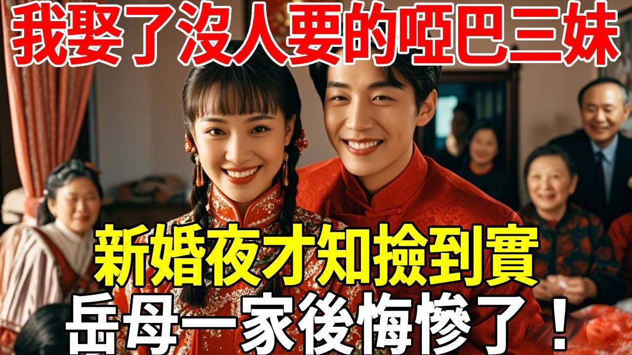 我娶了沒人要的啞巴三妹，新婚夜才知撿到實，岳母一家後悔慘了#蝴蝶飛飛 #民間故事 #奇聞趣事 #古代小說#懸疑#老年情感