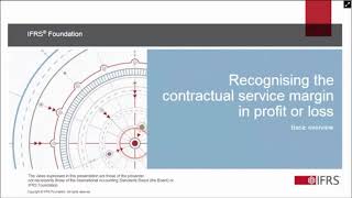 IFRS 17: Recognising the contractual service margin in profit or loss