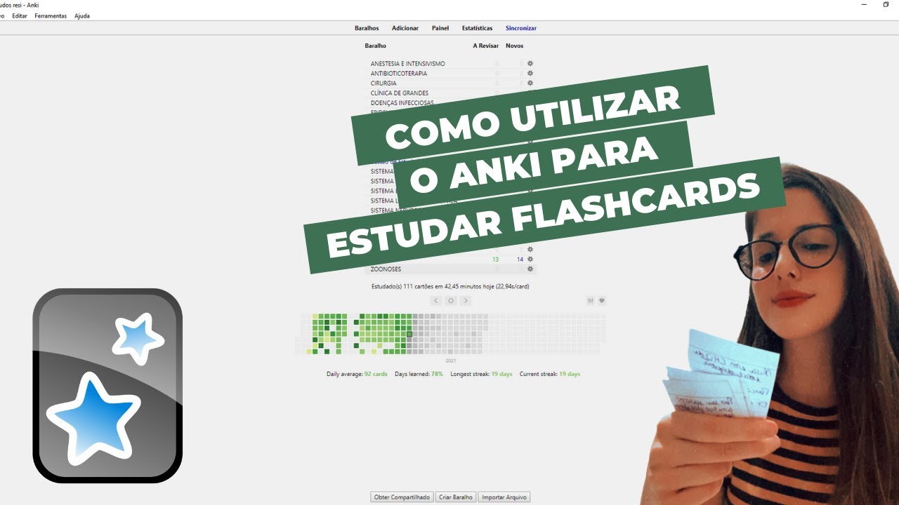 Como estudar por flashcards tutorial de como configurar e utilizar o