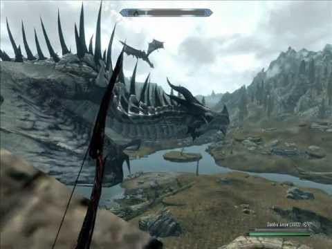 skyrim biggest dragon ever