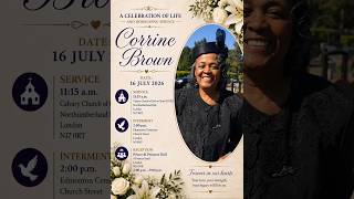A Celebration of life and home going service - Corrine Brown