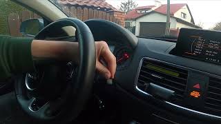 How to Enable or Disable Front Windshield Wipers in Audi Q3 I ( 2011 – 2018 ) - Use Wipers
