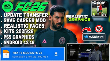 YOU WON’T BELIEVE YOUR EYES! FIFA 16 MOD EA FC 26 Android  Offline |Can Career Mod + All Tournaments