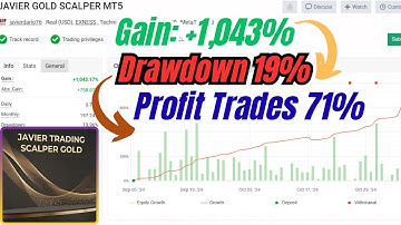 Javier Gold Trading Scalper EA MT4 | & Strategy Analysis (XAUUSD M5)