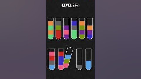 Water Sort Puzzle Level 274 Walkthrough Solution Android/iOS 💦