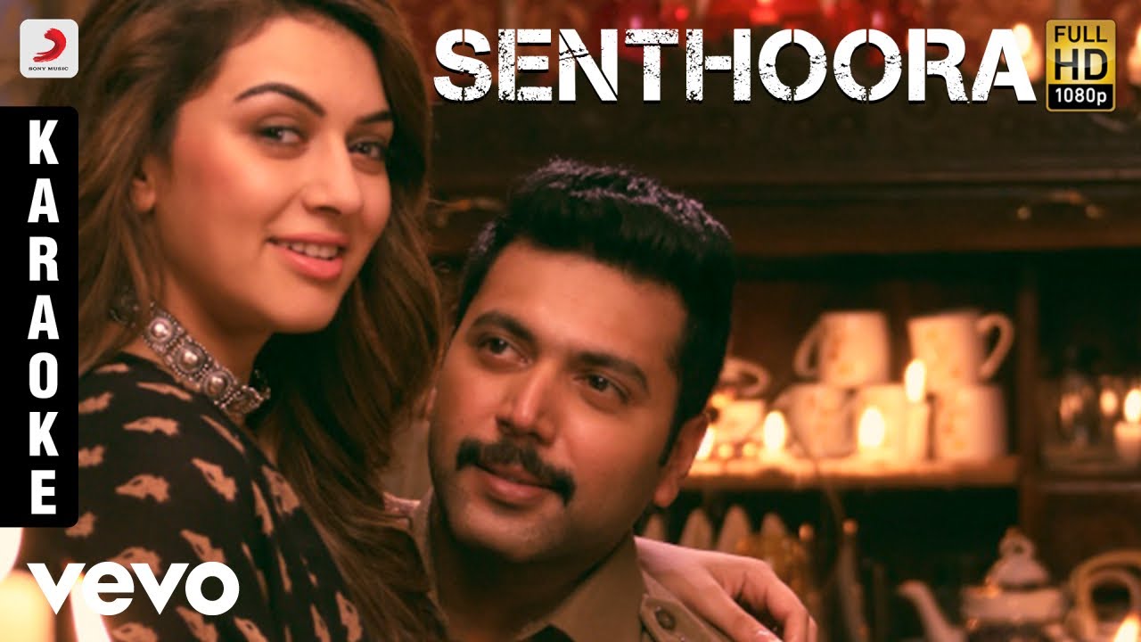 Bogan   Senthoora Karaoke  D Imman  Jayam Ravi Hansikha Motwani