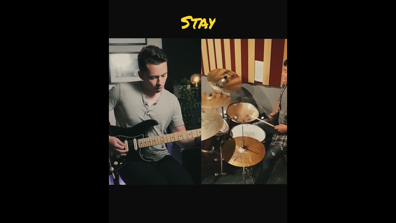 Stay | duet cover Drums and Guitar