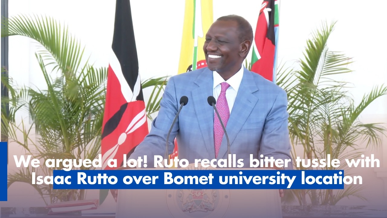 Isaac Ruto Bomet We argued a lot! Ruto recalls bitter tussle with Isaac Rutto over Bomet ...