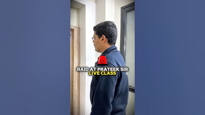 Raid on Prateek Sir Live Class 🤫🚨 Shocking Reaction 😱| IIT Motivation #shorts #esaral #jee #neet