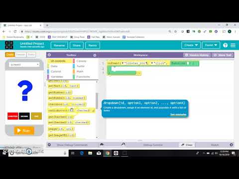 Using a button to change images in App Lab