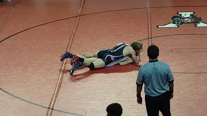 2-10-18 - Cody Jacobsen (Burlington) pins Justin T...