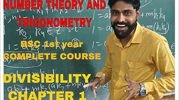 Theorems based on gcd and lcm | divisibility | number theory and trigonometry bsc 2nd sem chapter 1