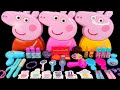 63 Minutes Satisfying with Unboxing Cute Pink Peppa Pig Playset Collection ASMR | Toys Unboxing #18