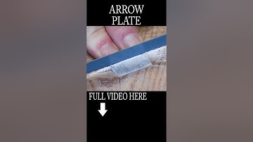 How to make and fit an arrow plate for a Longbow  #longbows #bowyer #archery