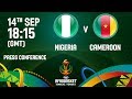 Nigeria v Cameroon - Press Conference - FIBA AfroBasket 2017