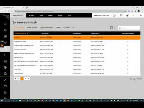 FlowWright v9 8 Form definition templates - YouTube