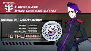 Advance Wars 1+2: Reboot Camp – AW2 Challenge Campaign – M19: Sensei’s Return (Rank S/300)