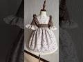 Винтажный стиль для маленьких принцесс 💗 #fashion #sewing #dress #vintage #shorts