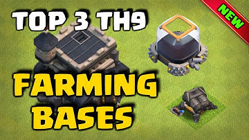 TOP 3 TH9 [Town Hall 9] Dark Elixir Farming Bases For 2017! NEVER LOSE DARK ELIXIR | Clash Of Clans