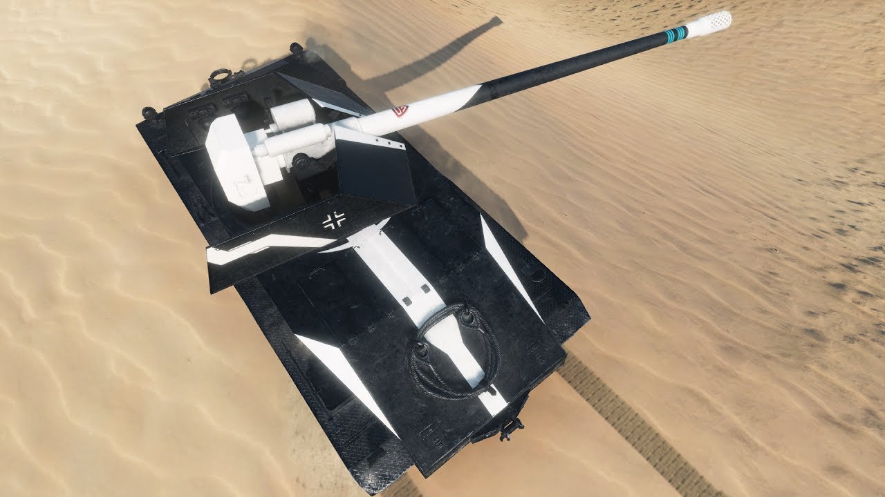 wot replay World of Tanks Rhm-Borsig Waffentrager (Skinwot skin) 7.289 DMG 1.697 EXP - Sand River