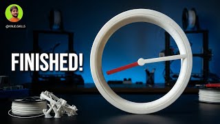 I Made a DIY 3D Printed Hollow Clock!