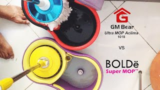 UNBOXING GM BEAR ULTRA MOP 1018 Black sekilas komparasi dg BOLDe Super Mop