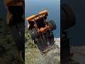 😱 Pickup Truck Falls Off a Cliff and Gets Wrecked! #shorts #automobile #truck #beamngdrive