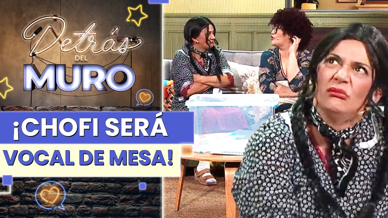 ¿ASISTIENDO VOTOS? 🫣 Chofi se convirtió en vocal de mesa para las Elecciones 2025 - Detrás del Muro