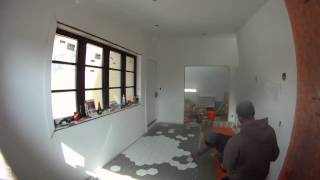 The Dreamhouse Project - Installing a Hex Tile Floor