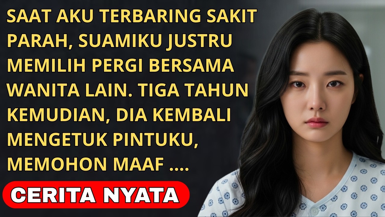 “SUAMIKU MEMILIH WANITA LAIN SAAT AKU SAKIT PARAH, TIGA TAHUN KEMUDIAN DIA DATANG MEMINTA MAAF.”