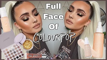 Full Face Of COLOURPOP 💞  Affordable Chit Chat GRWM