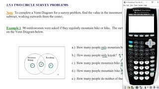 2.5.1 Two Circle Survey Problems