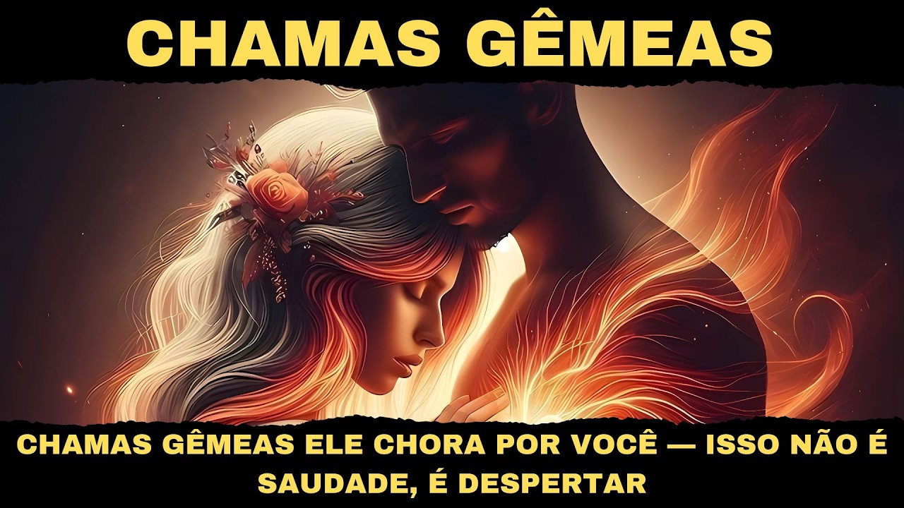 CHAMAS GÊMEAS✨ ELE CHORA POR VOCÊ — ISSO NÃO É SAUDADE, É DESPERTAR