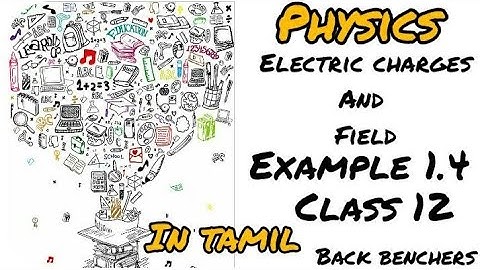 Example1.4(NCERT) in TAMIL ,Electric charges and fields, class12,Physics,Electrostatics