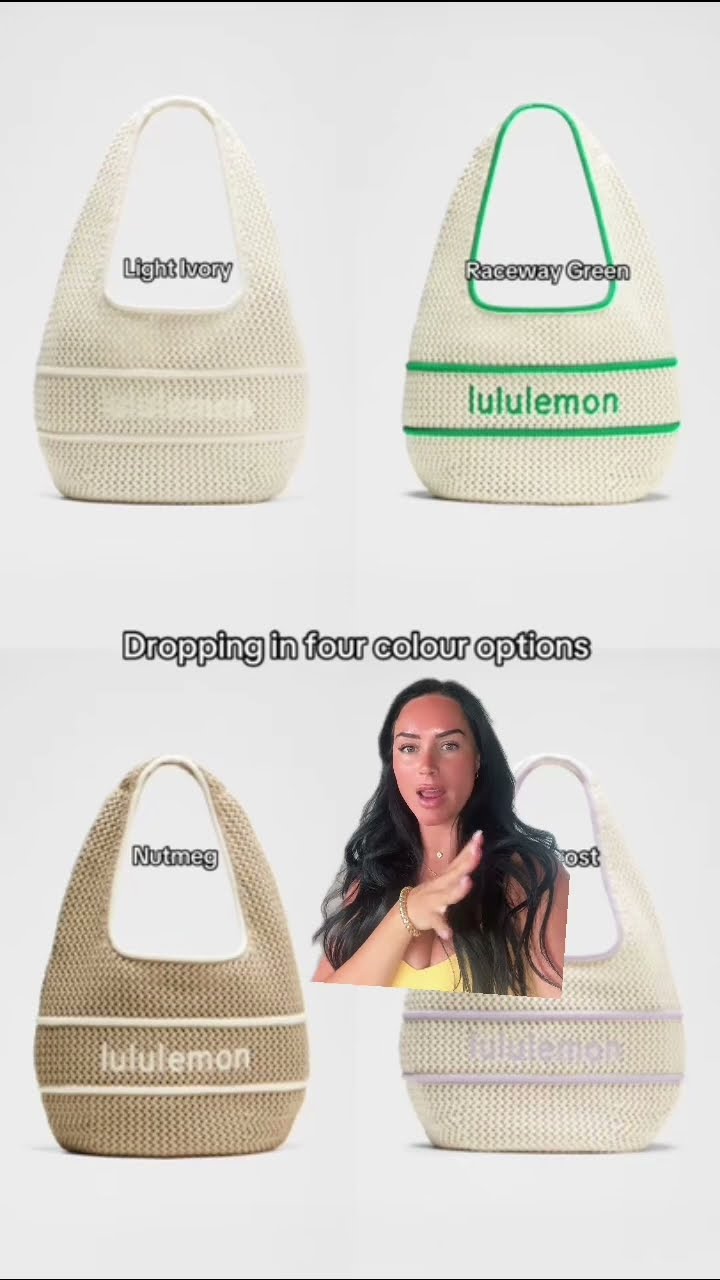 The new Cotton Crochet Shoulder Bag 7L