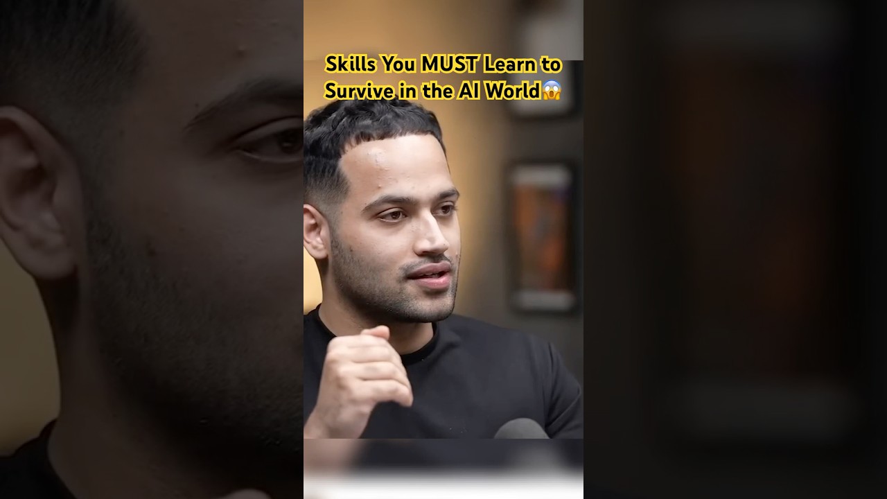 Top Skills You MUST Learn to Survive in the AI World | Future-Proof Yourself #viral #ai #skills #yt