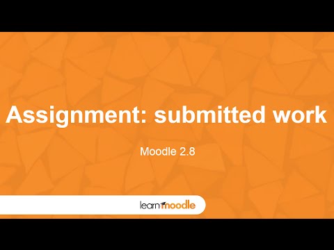 Learn Moodle 2015: Assignment Activity