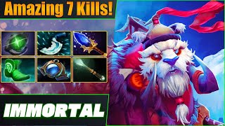 Immortal Tusk Soft Support Mega 7 Kills! Dota 2 DotaPulse Full Gameplay screenshot 5