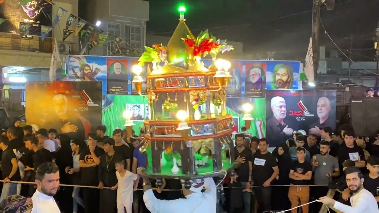 موكب ولاية علي بغداد شارع الكفاح جمهور ابوسيفين 8محرم 2023