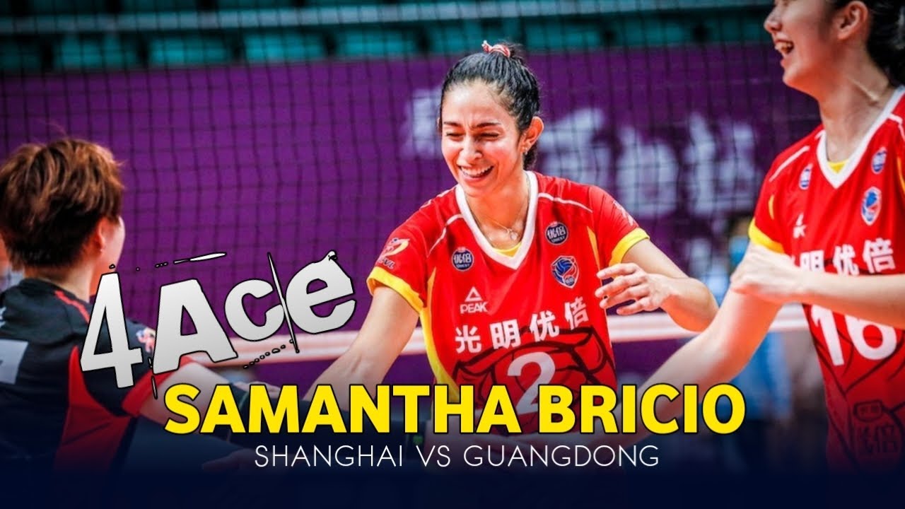 Samantha bricio Shanghai 🆚 Guangdong China Volleyball League 23/24