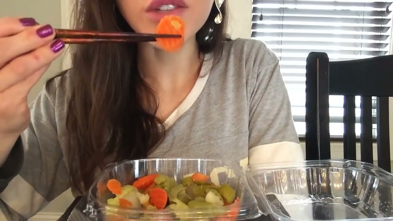 ASMR Eating Sounds  BLT Request and Pickled Veggies