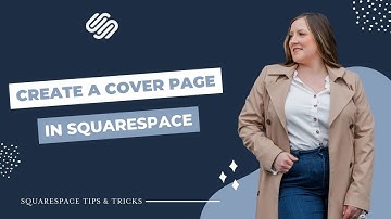 Create a Cover Page in Squarespace