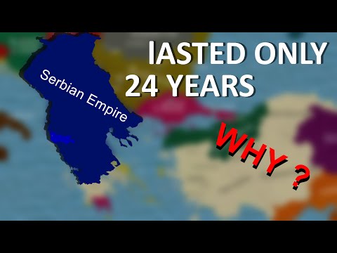 सर्बियाई साम्राज्य का पतन क्यों हुआ?