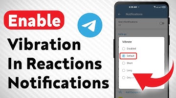 How to Enable Vibration In Telegram Reactions Notifications Updated