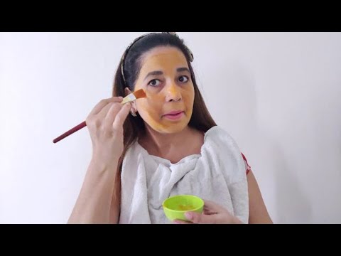 Como tratar a pele seca com remédios caseiros embalar | A pele seca com mel | espinhas de pele oleosa | Kajal Sharma